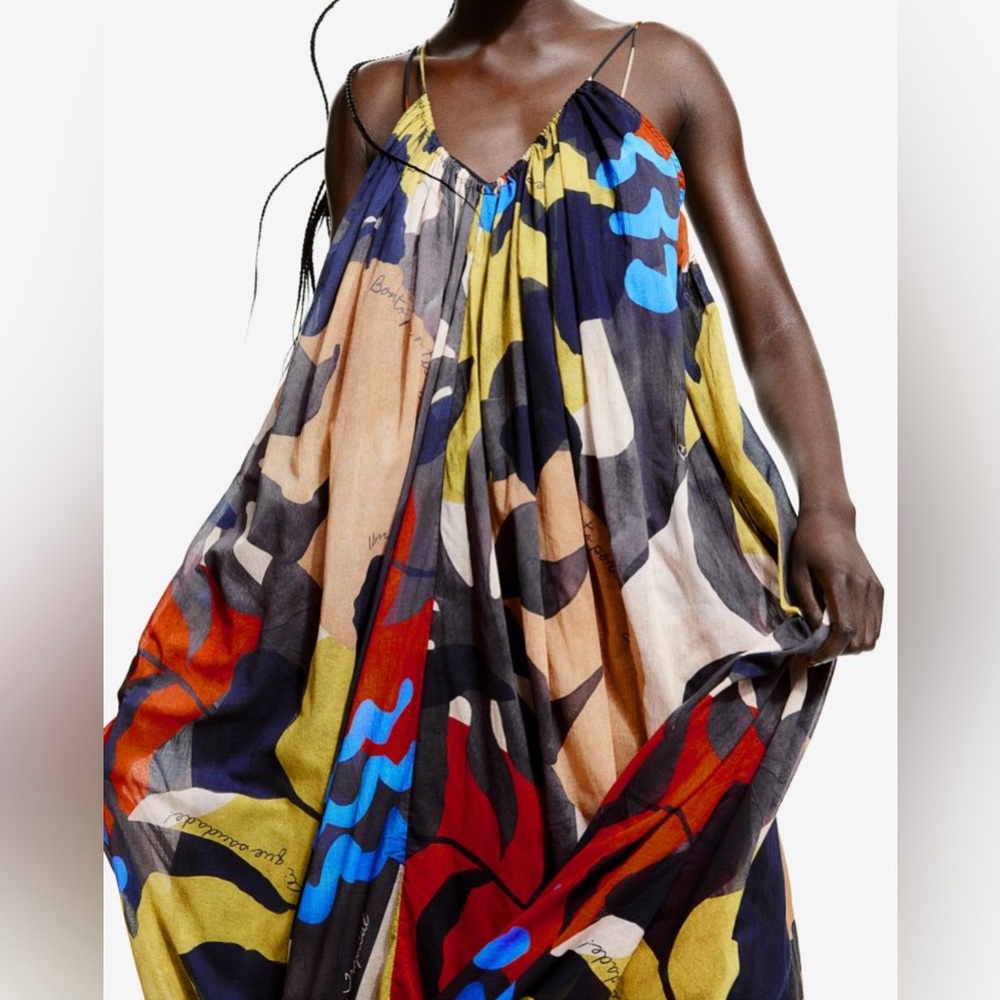 HM A-LINE MAXI DRESS - Picture 5 of 7